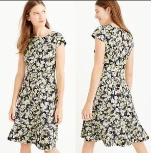 J. Crew Cap Sleeve Dress in Clover Size 4